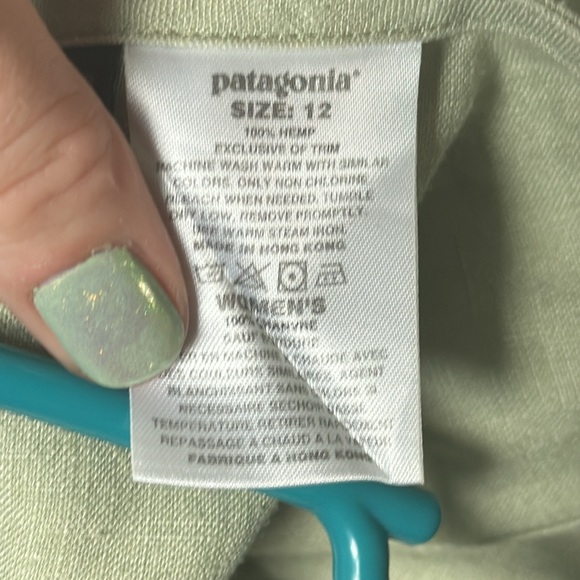 (3 for $15)Patagonia Beach Summer Sage Green Dress - Picture 5 of 5